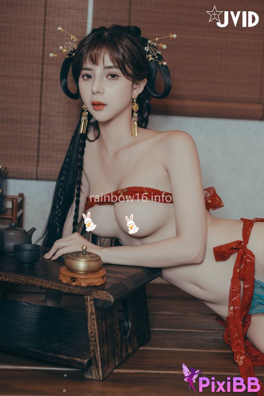 JVID Xiaomien Mina Want to spend the Mid Autumn Festival naked PixiBB.COM 122