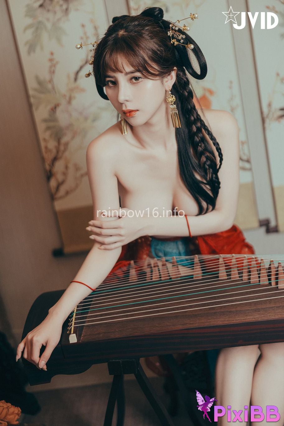 JVID Xiaomien Mina Want to spend the Mid Autumn Festival naked PixiBB.COM 123