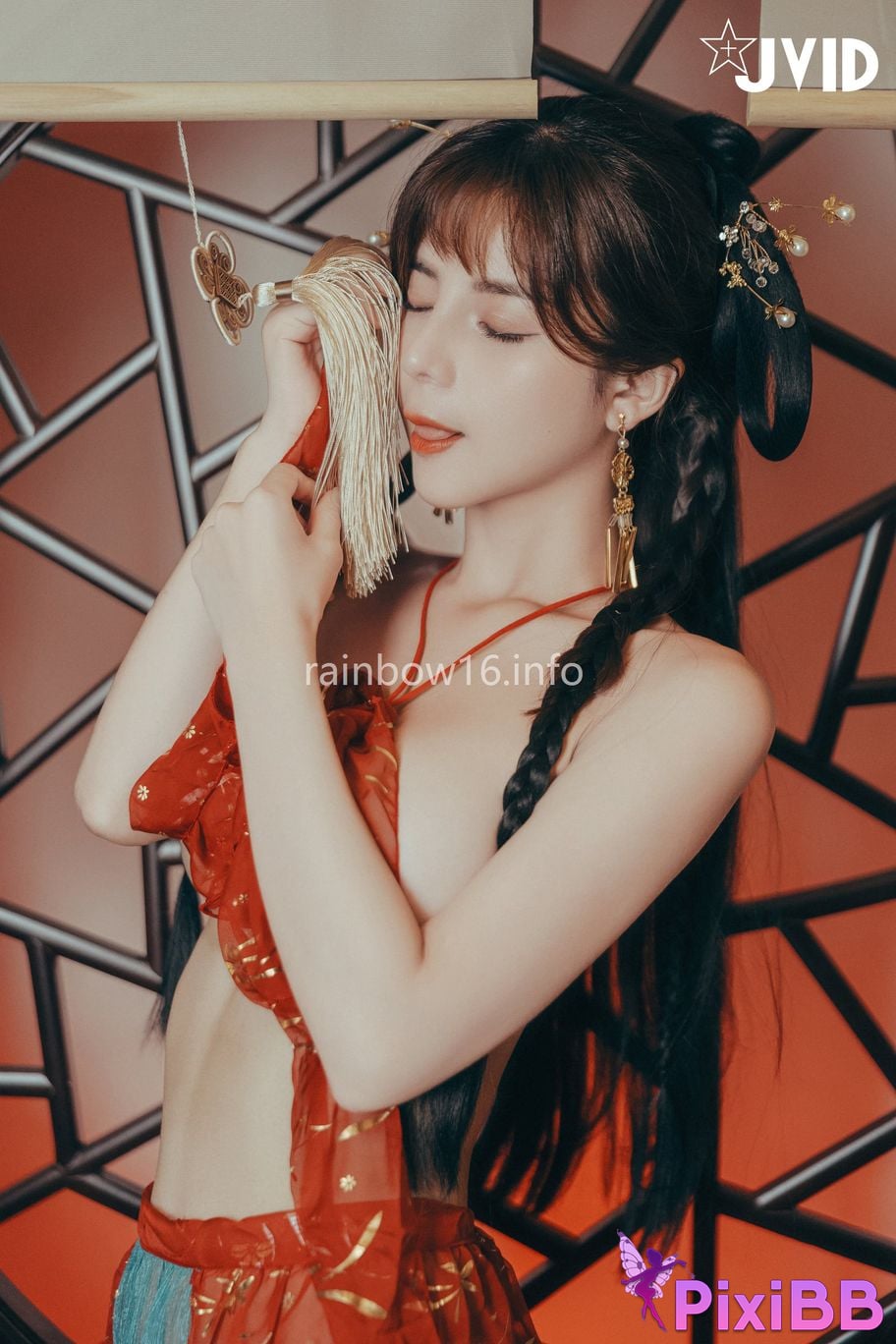 JVID Xiaomien Mina Want to spend the Mid Autumn Festival naked PixiBB.COM 130