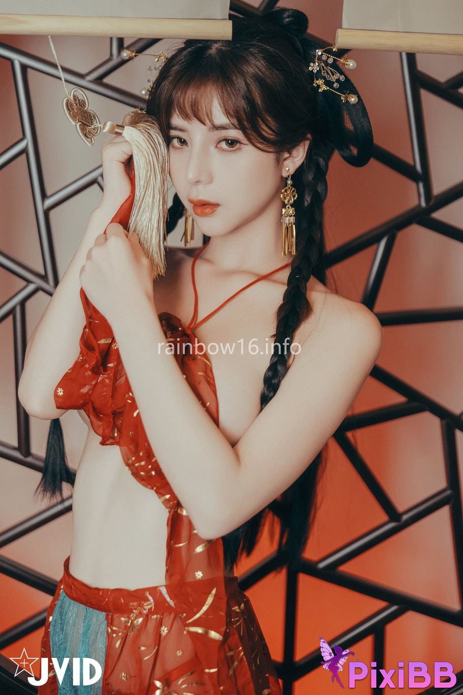 JVID Xiaomien Mina Want to spend the Mid Autumn Festival naked PixiBB.COM 131