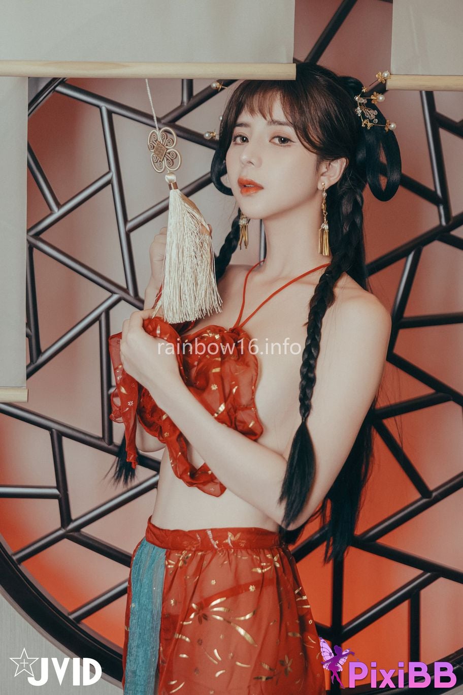 JVID Xiaomien Mina Want to spend the Mid Autumn Festival naked PixiBB.COM 132