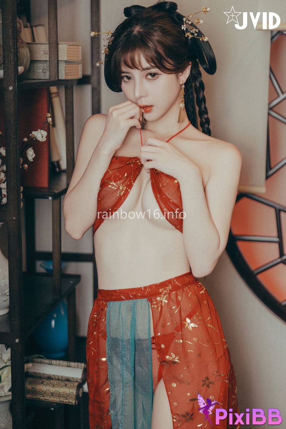 JVID Xiaomien Mina Want to spend the Mid Autumn Festival naked PixiBB.COM 151