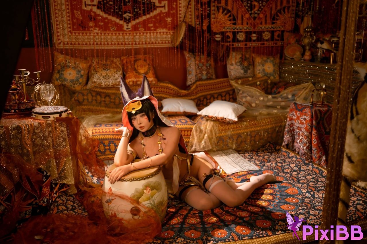 Cosplay Uesugi Eri Lok Azuri Route Musashi Fan Dancer PixiBB.COM 004