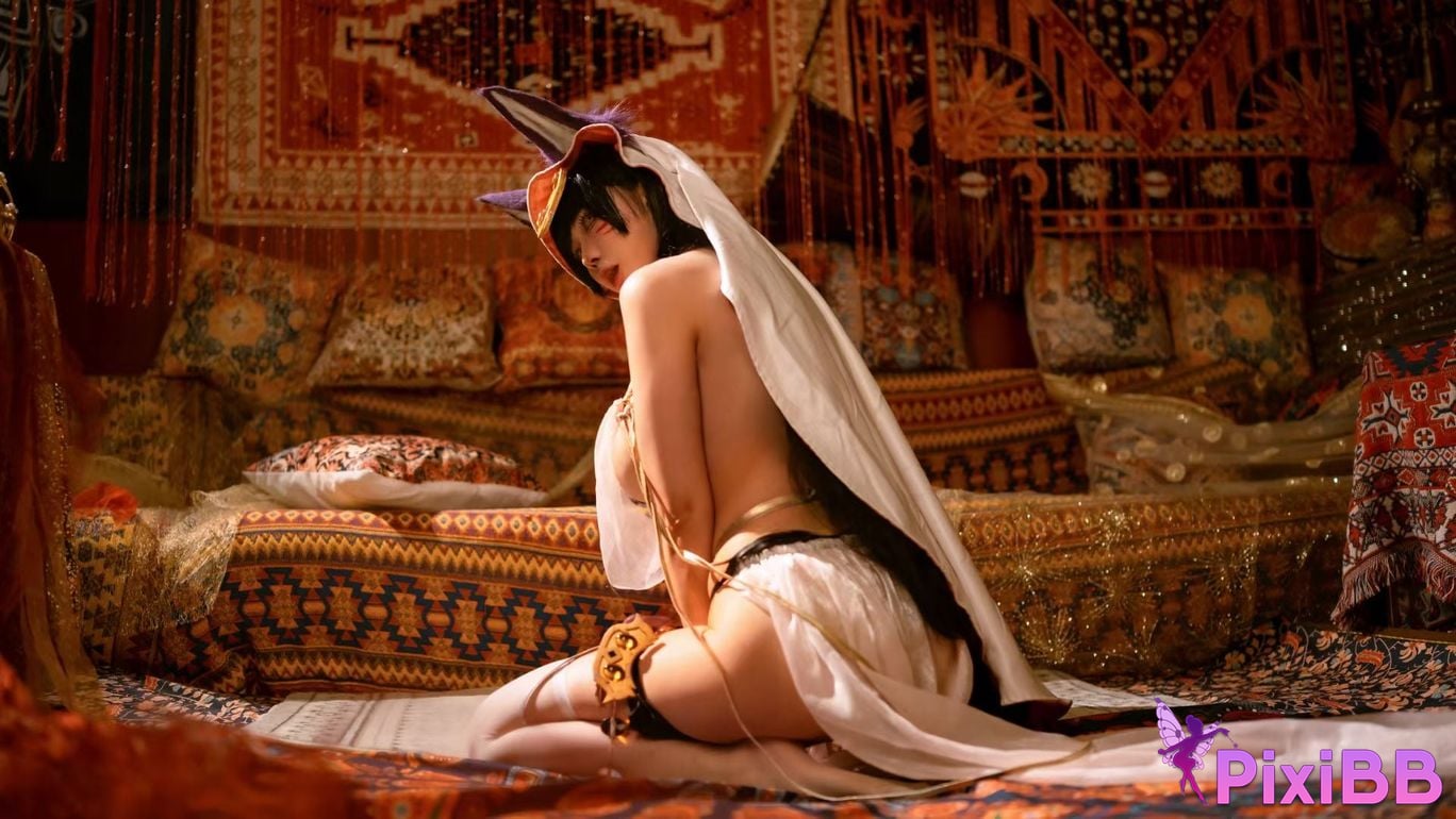 Cosplay Uesugi Eri Lok Azuri Route Musashi Fan Dancer PixiBB.COM 009