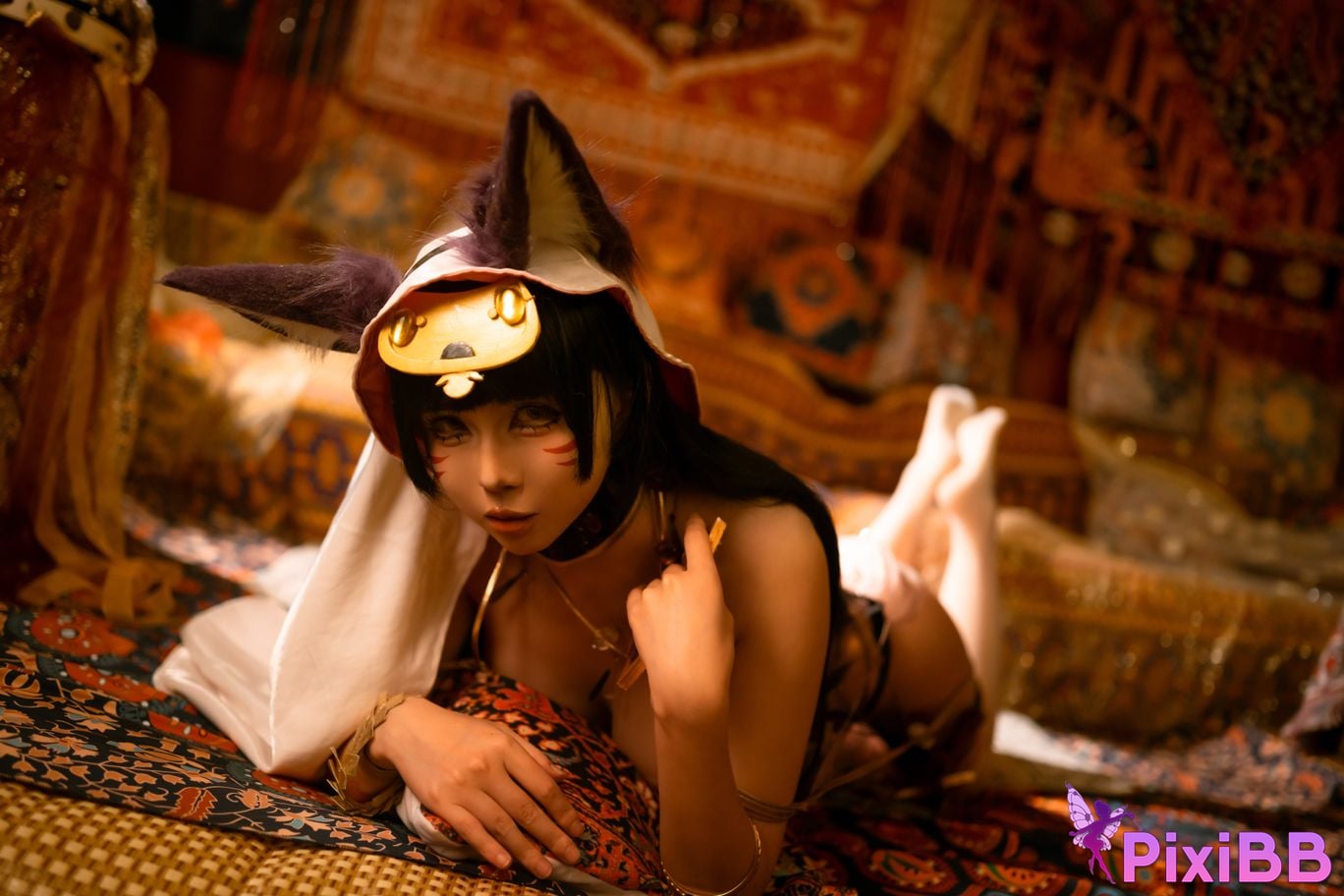 Cosplay Uesugi Eri Lok Azuri Route Musashi Fan Dancer PixiBB.COM 010