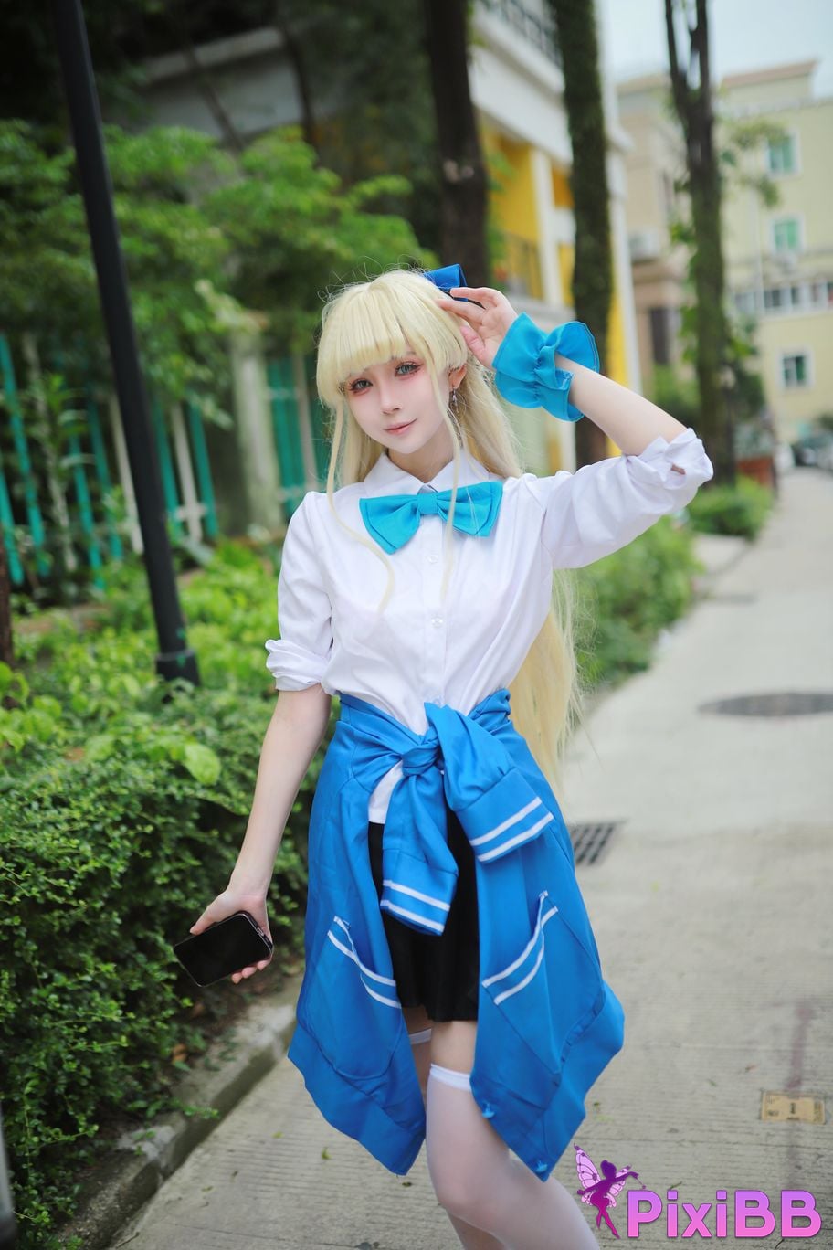 Cosplay Uesugi Eri Lou Blue Archives Asuka Horse School Uniform PixiBB.COM 002
