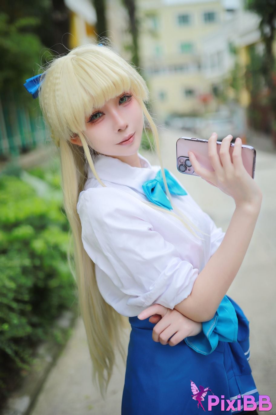 Cosplay Uesugi Eri Lou Blue Archives Asuka Horse School Uniform PixiBB.COM 005