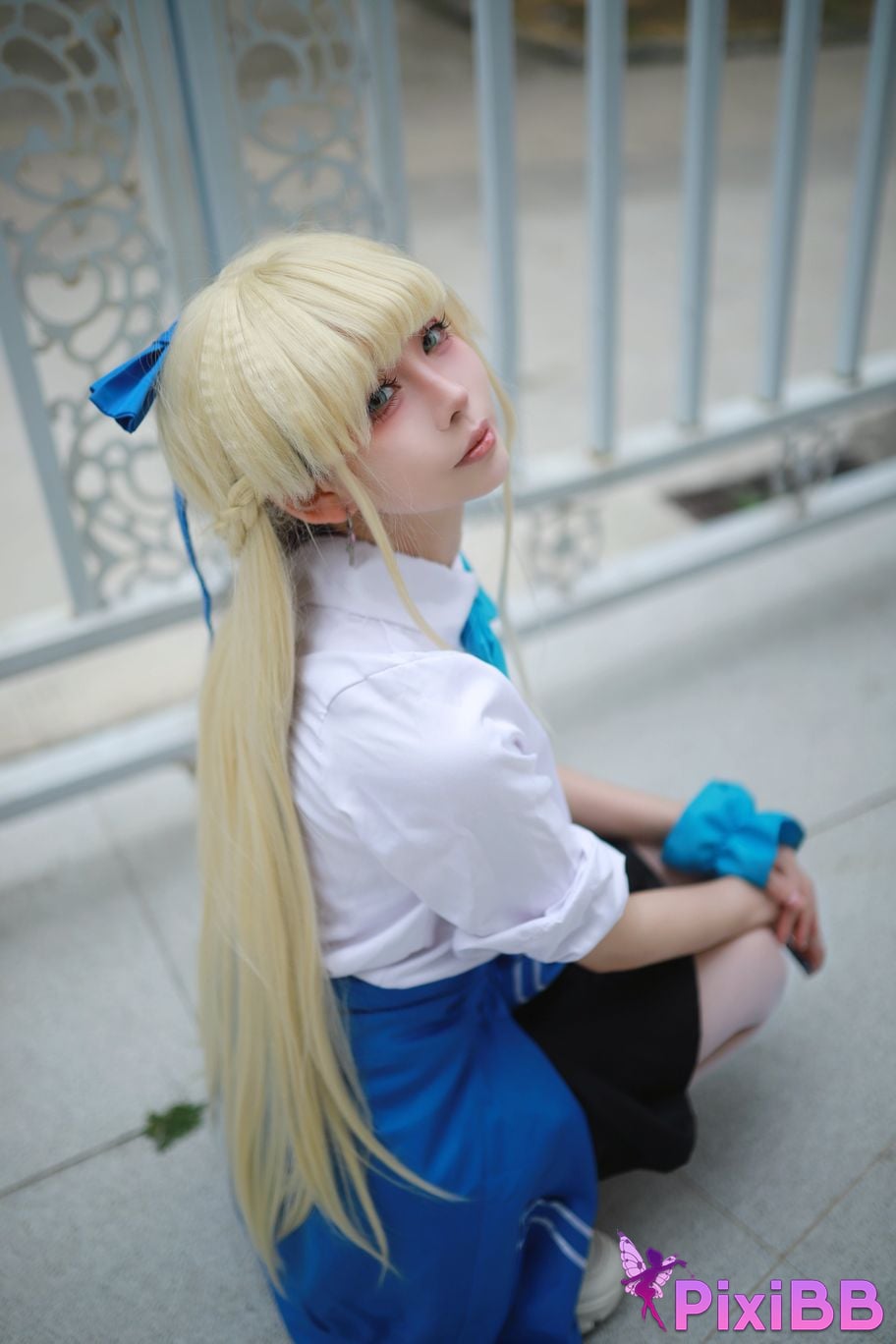 Cosplay Uesugi Eri Lou Blue Archives Asuka Horse School Uniform PixiBB.COM 010