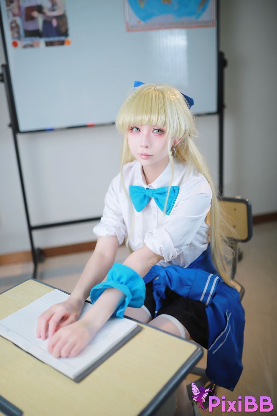 Cosplay Uesugi Eri Lou Blue Archives Asuka Horse School Uniform PixiBB.COM 012