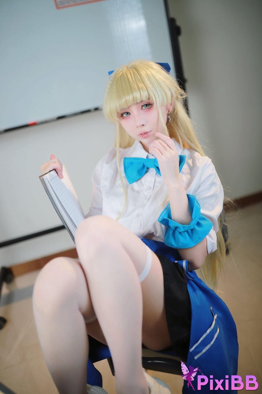 Cosplay Uesugi Eri Lou Blue Archives Asuka Horse School Uniform PixiBB.COM 013