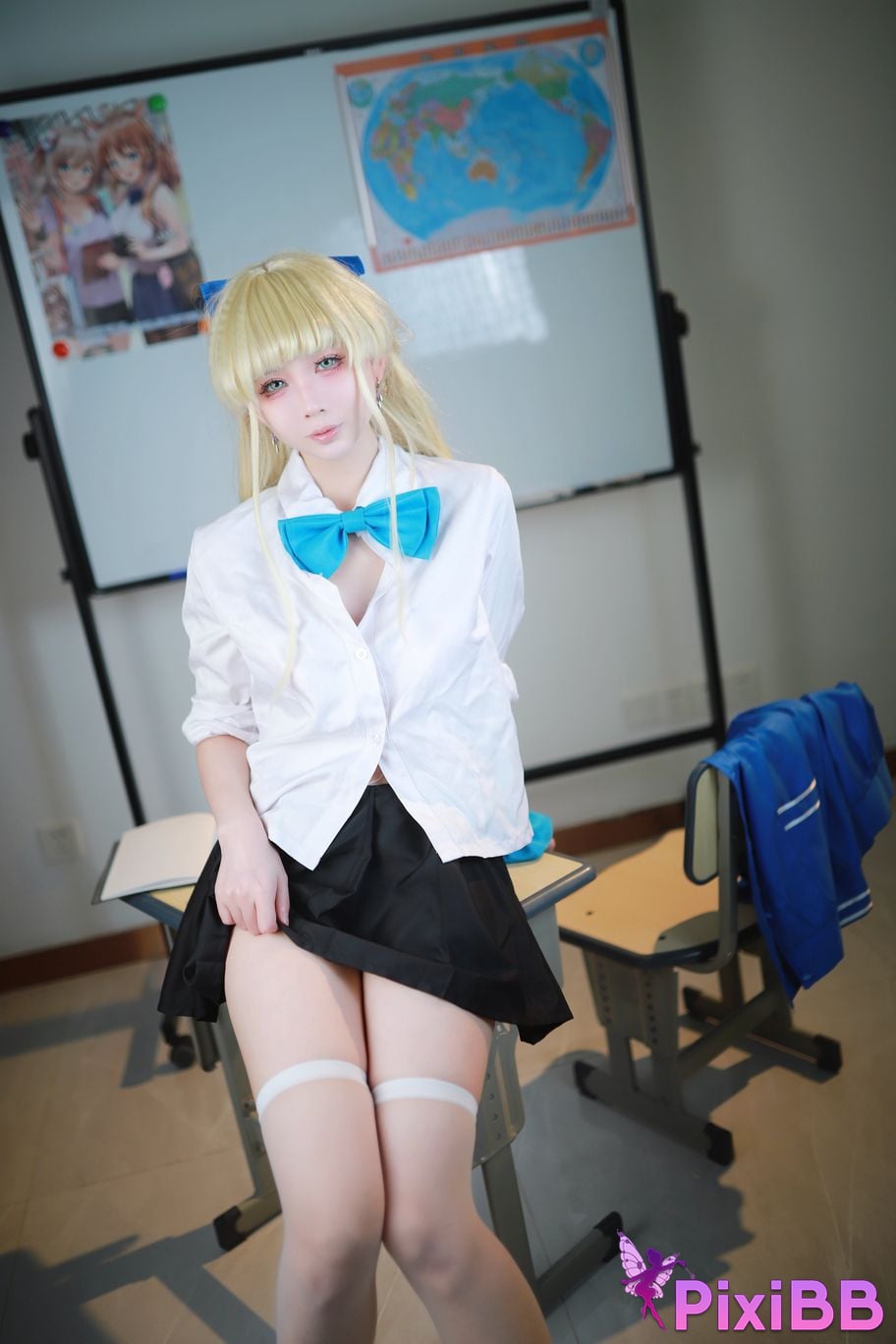 Cosplay Uesugi Eri Lou Blue Archives Asuka Horse School Uniform PixiBB.COM 022