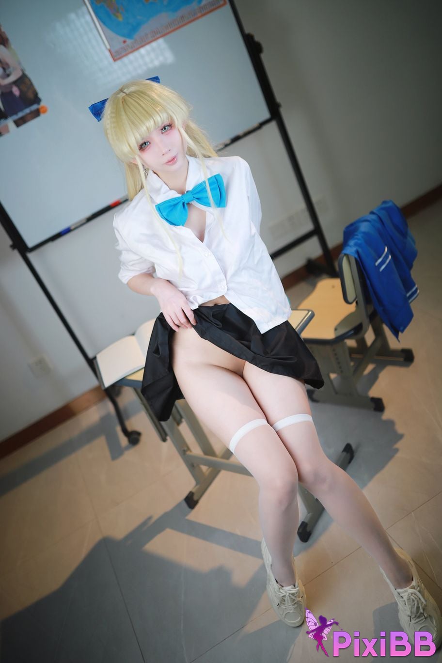 Cosplay Uesugi Eri Lou Blue Archives Asuka Horse School Uniform PixiBB.COM 023