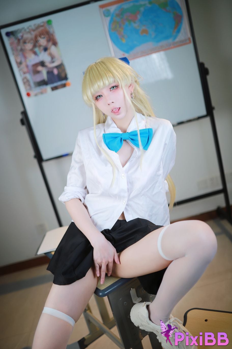 Cosplay Uesugi Eri Lou Blue Archives Asuka Horse School Uniform PixiBB.COM 025