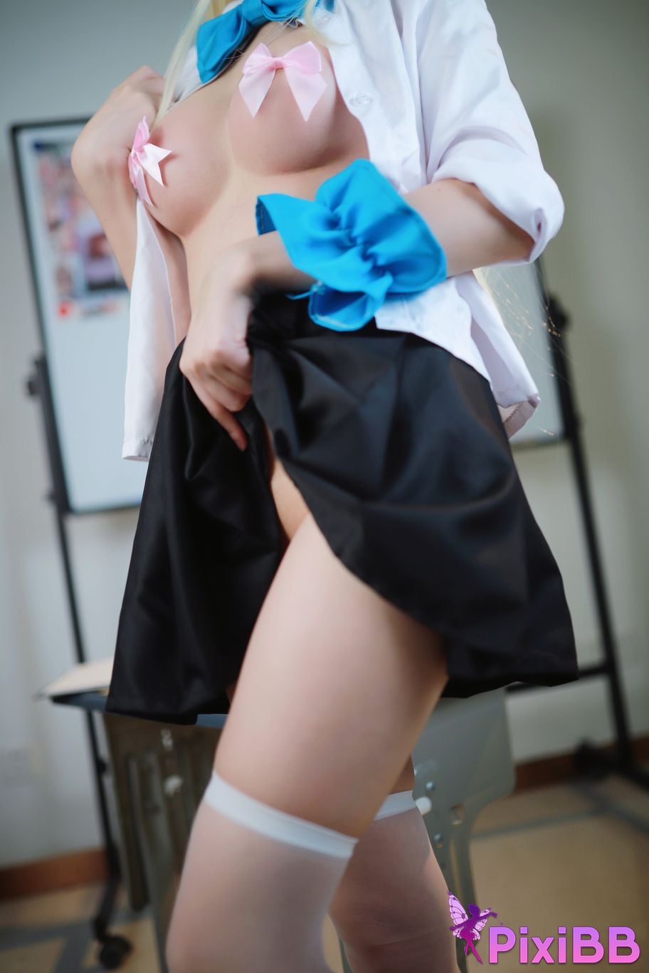 Cosplay Uesugi Eri Lou Blue Archives Asuka Horse School Uniform PixiBB.COM 034