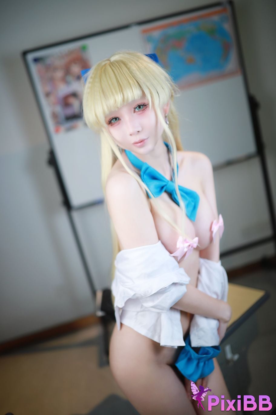 Cosplay Uesugi Eri Lou Blue Archives Asuka Horse School Uniform PixiBB.COM 039