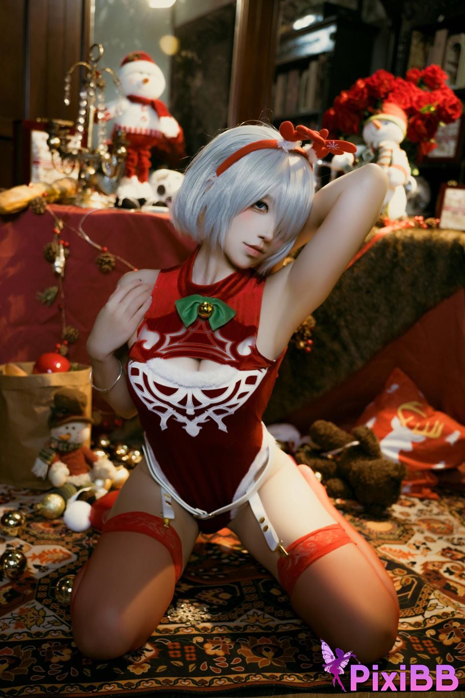 Cosplayer Jiuqu Jean Neil Mechanical Era 2B Christmas PixiBB.COM 020