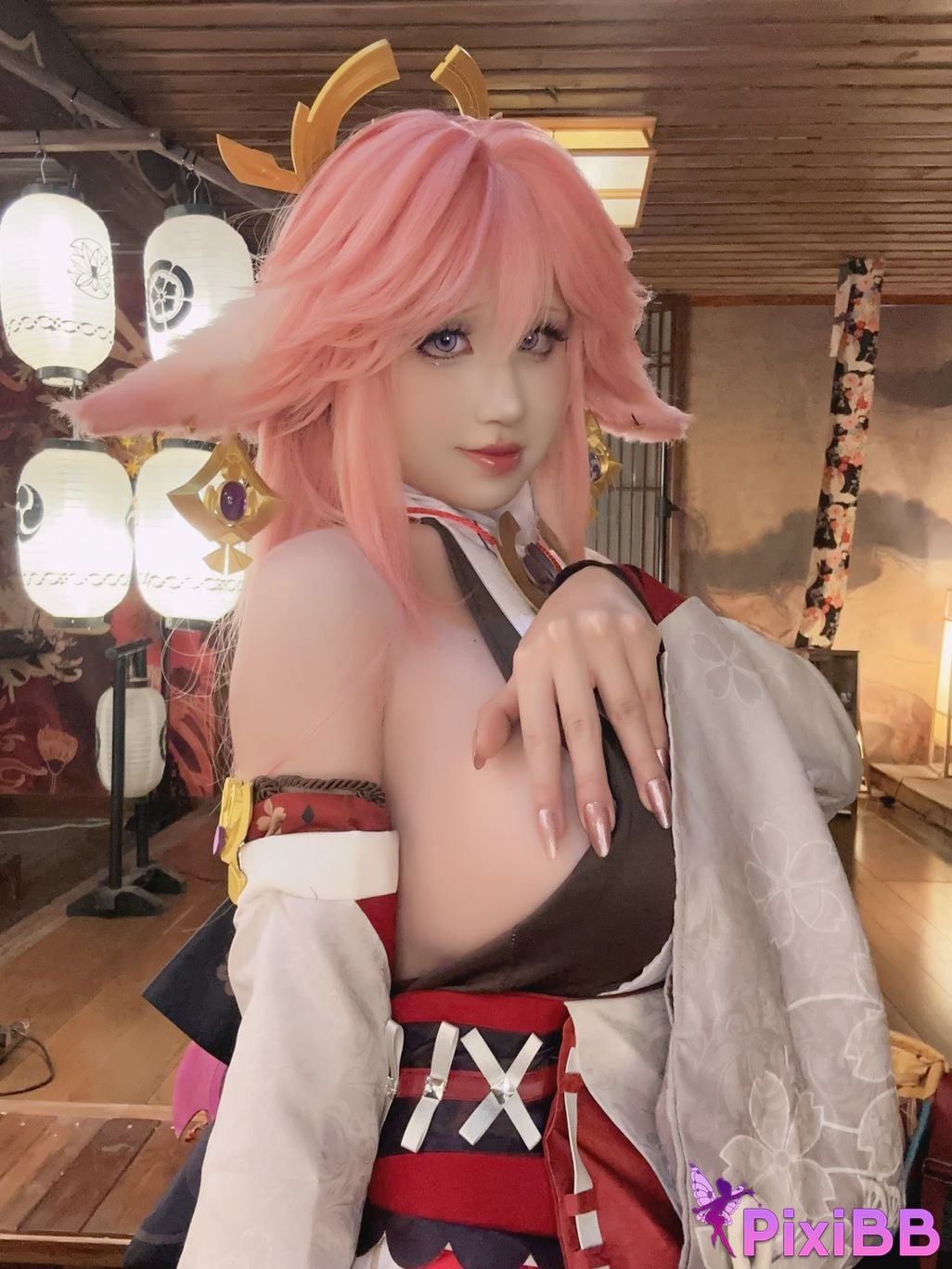 Cosplayer Jiuqu Jean Yae Miko PixiBB.COM 004