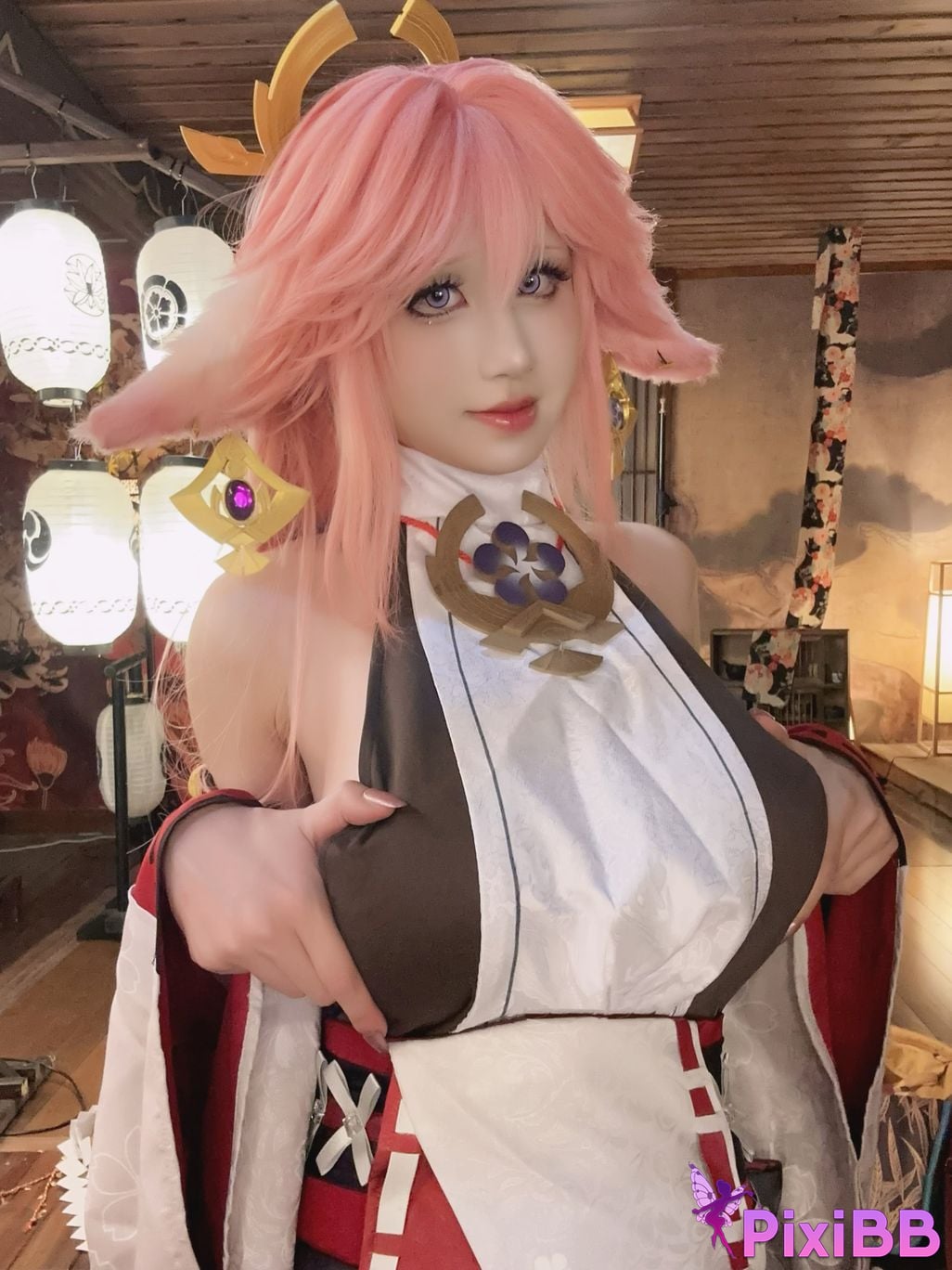 Cosplayer Jiuqu Jean Yae Miko PixiBB.COM 005