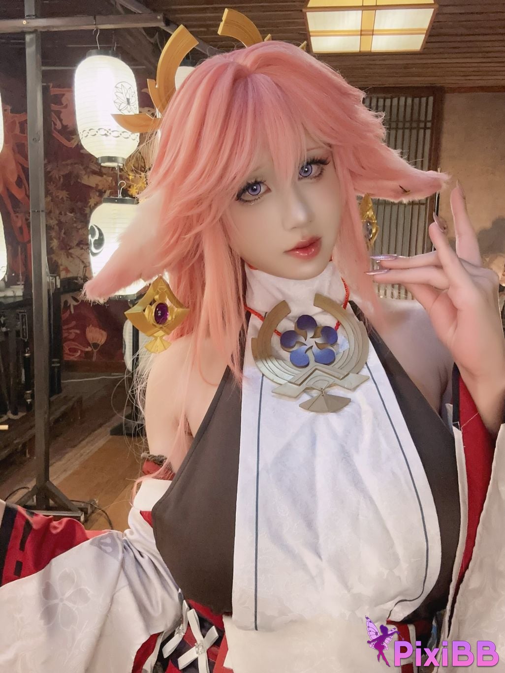 Cosplayer Jiuqu Jean Yae Miko PixiBB.COM 006