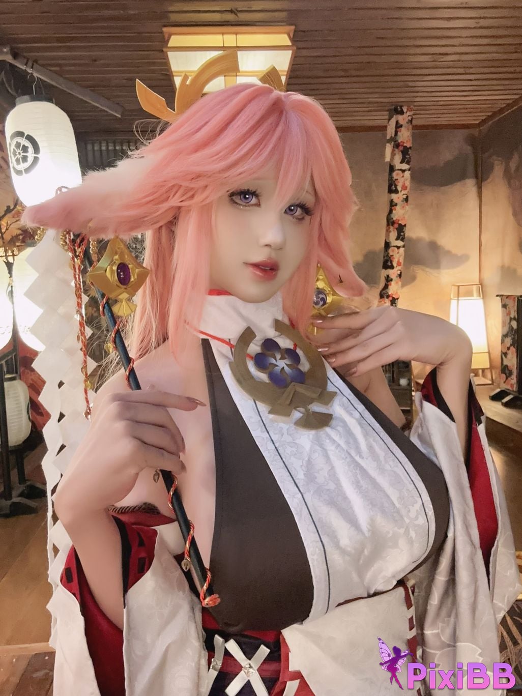 Cosplayer Jiuqu Jean Yae Miko PixiBB.COM 011