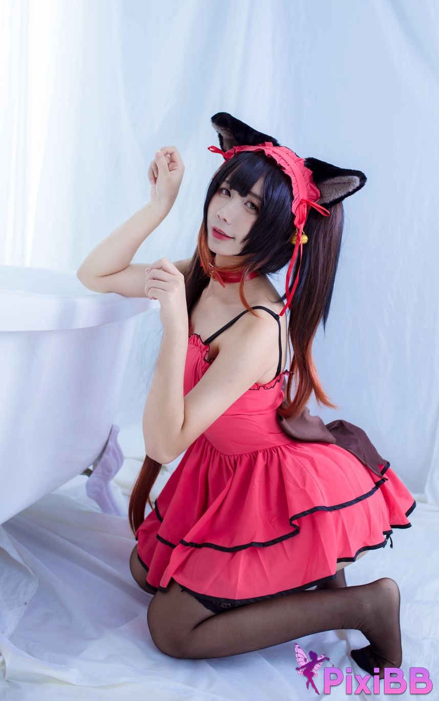 Cosplayer Jiuqu Jean Neko Kurumi PixiBB.COM 010