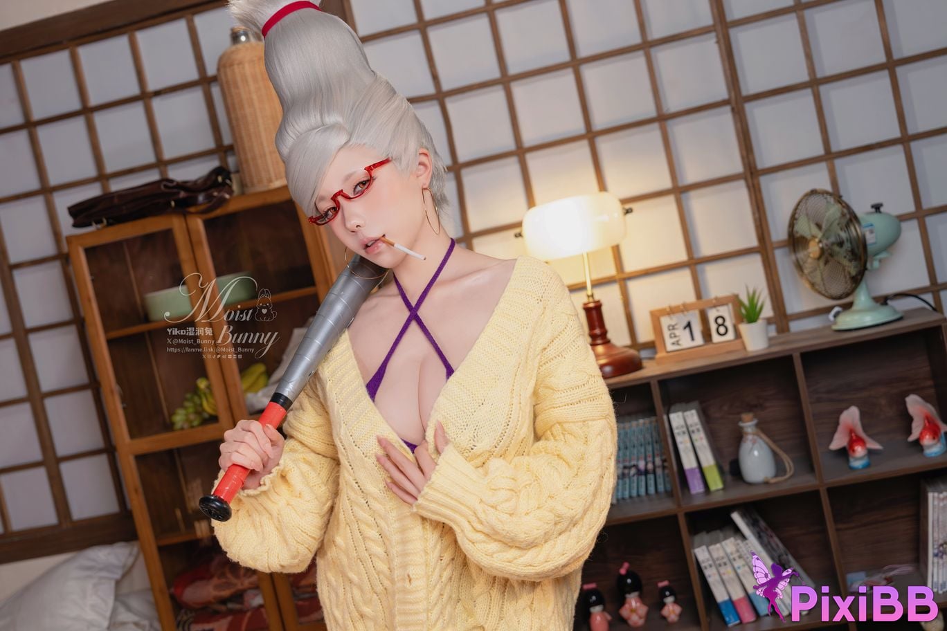 Cosplayer Sticky Dumpling Rabbit 10 monthly works The bold party Ayase Hoshiko GIVR TO ME PixiBB.COM 004