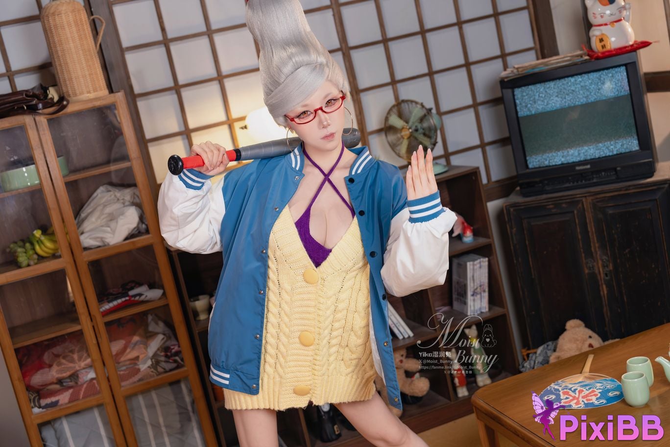 Cosplayer Sticky Dumpling Rabbit 10 monthly works The bold party Ayase Hoshiko GIVR TO ME PixiBB.COM 022