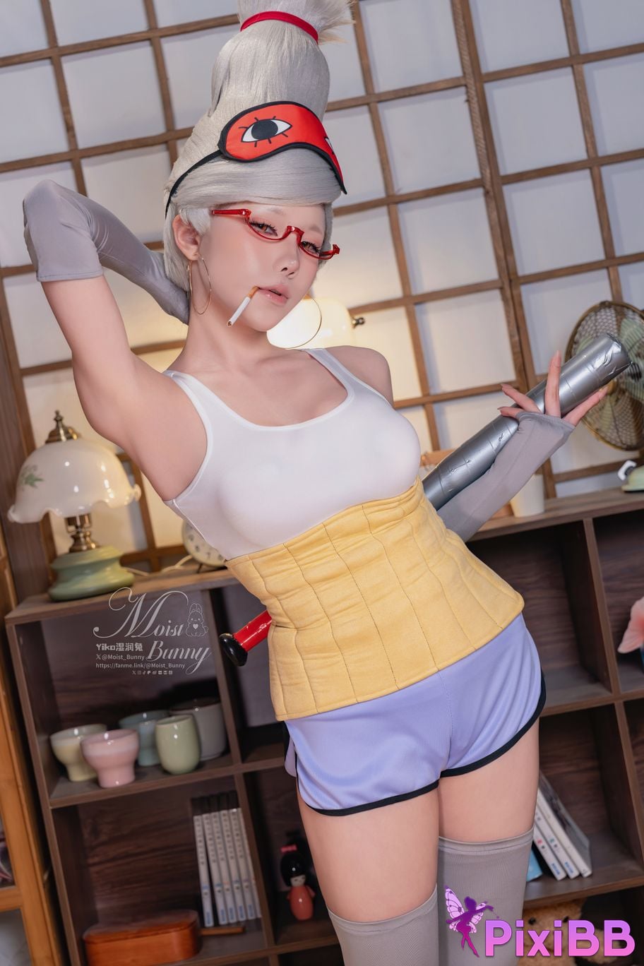 Cosplayer Sticky Dumpling Rabbit 10 monthly works The bold party Ayase Hoshiko GIVR TO ME PixiBB.COM 028