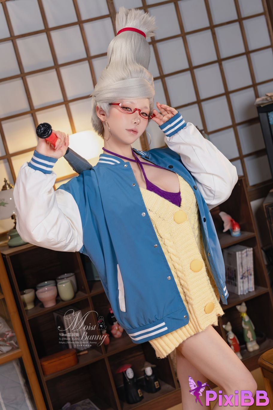 Cosplayer Sticky Dumpling Rabbit 10 monthly works The bold party Ayase Hoshiko GIVR TO ME PixiBB.COM 033