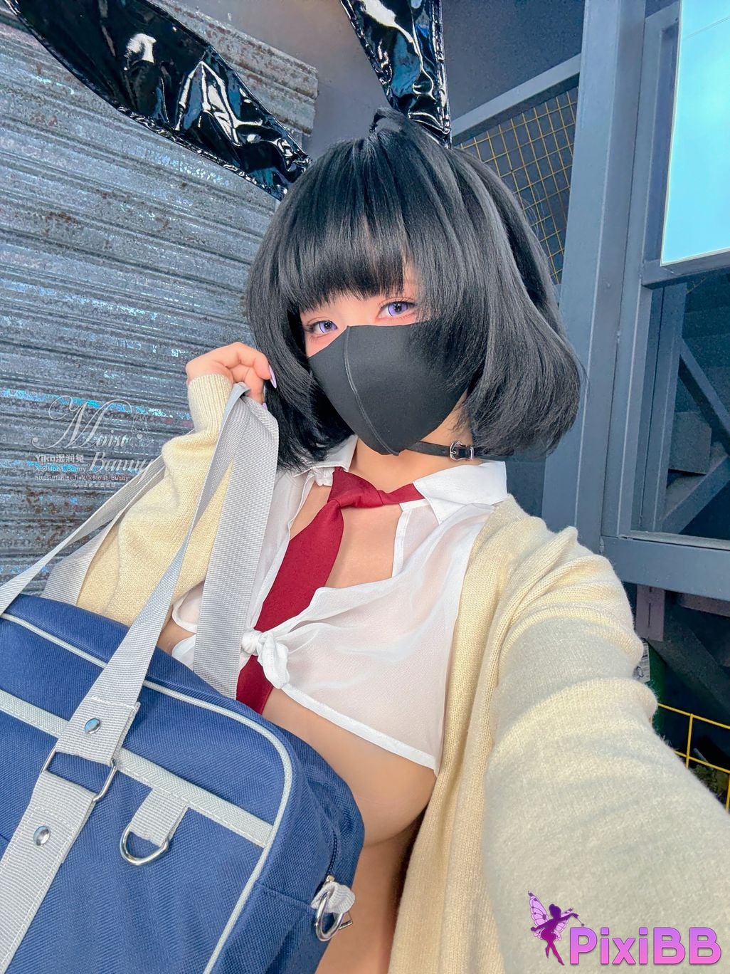 Cosplayer Sticky Dumpling Rabbit 10 monthly works Sai Bo Ni JK marionette PixiBB.COM 081