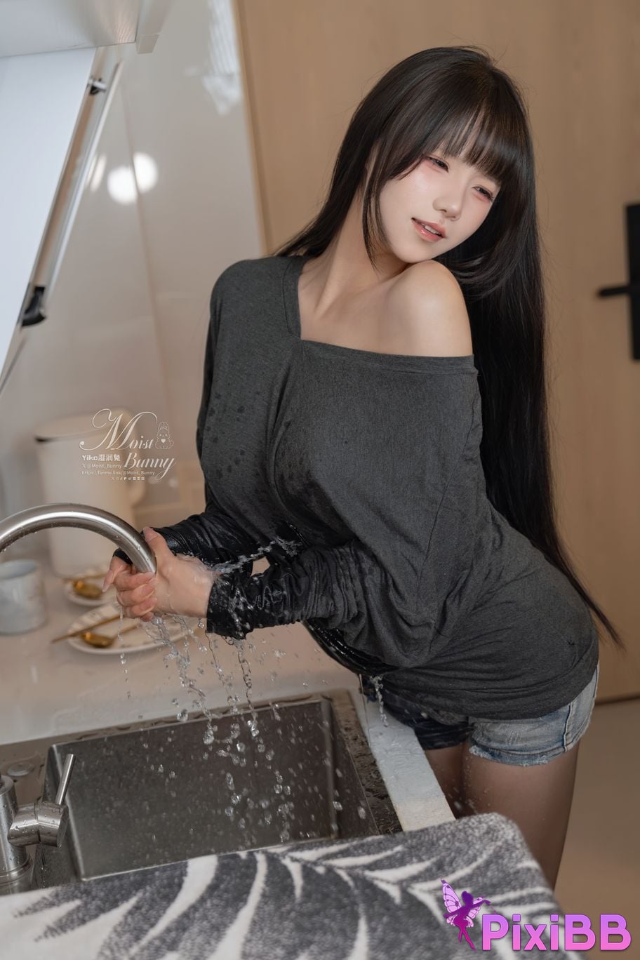 Cosplayer Sticky Dumpling Rabbit 10 monthly works plumber legend Starlight Party PixiBB.COM 011