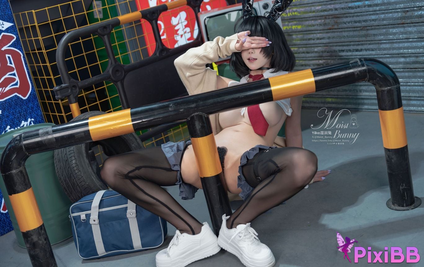 Cosplayer Sticky Dumpling Rabbit 2025 Year 10 monthly works Sai Bo Ni JK PixiBB.COM 027