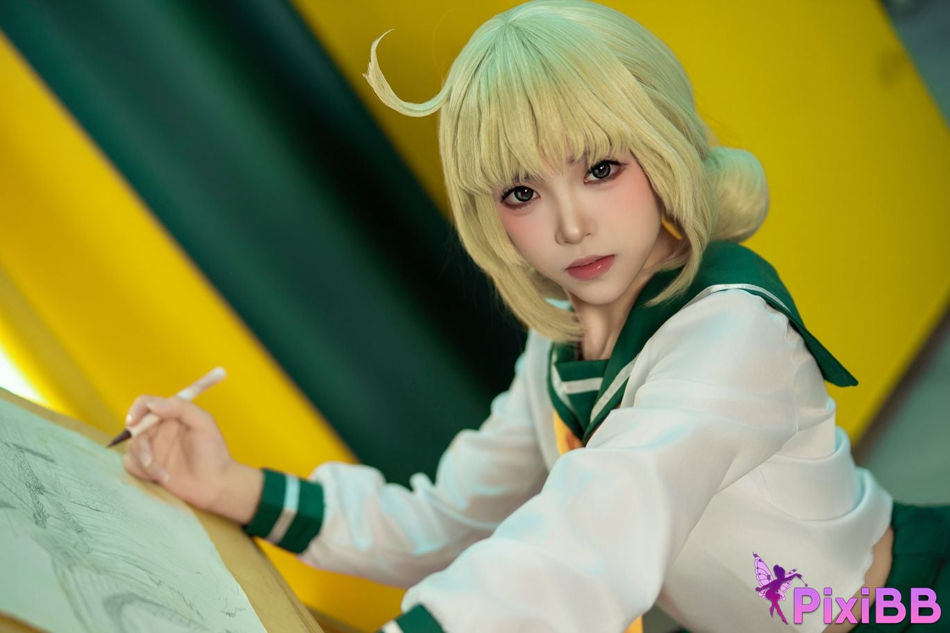 Cosplay Bangni Kunini Araga Kiwi Mahou Shoujo ni Akogarete PixiBB.COM 015