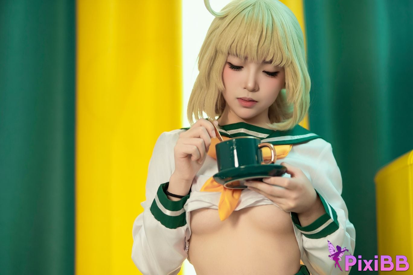 Cosplay Bangni Kunini Araga Kiwi Mahou Shoujo ni Akogarete PixiBB.COM 021