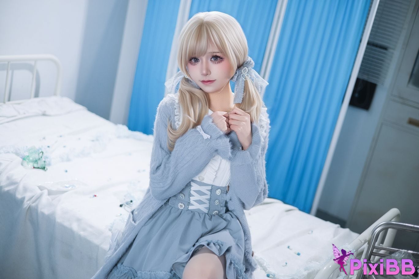 Cosplayer Double wood fusu aqua mines PixiBB.COM 003