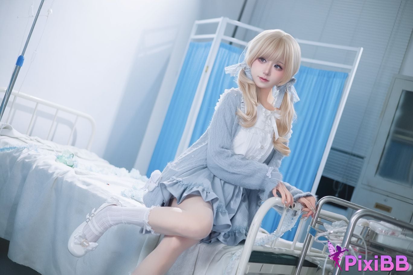 Cosplayer Double wood fusu aqua mines PixiBB.COM 004