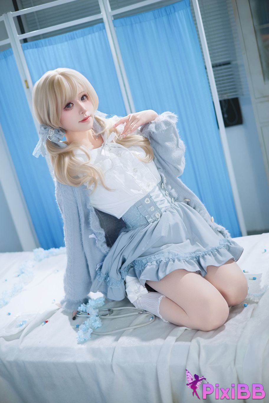 Cosplayer Double wood fusu aqua mines PixiBB.COM 008