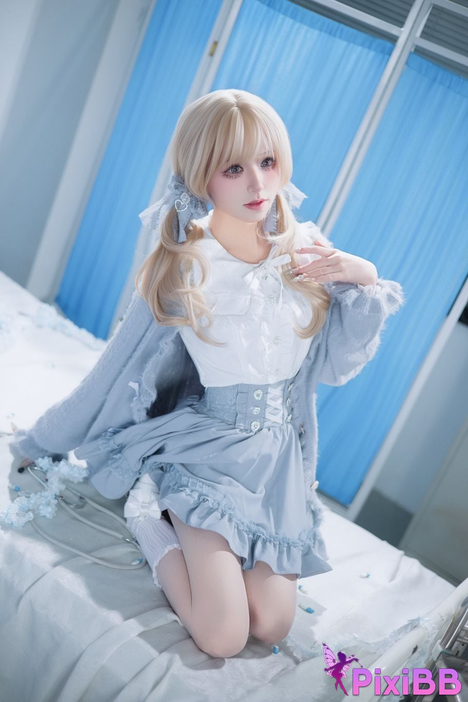 Cosplayer Double wood fusu aqua mines PixiBB.COM 009