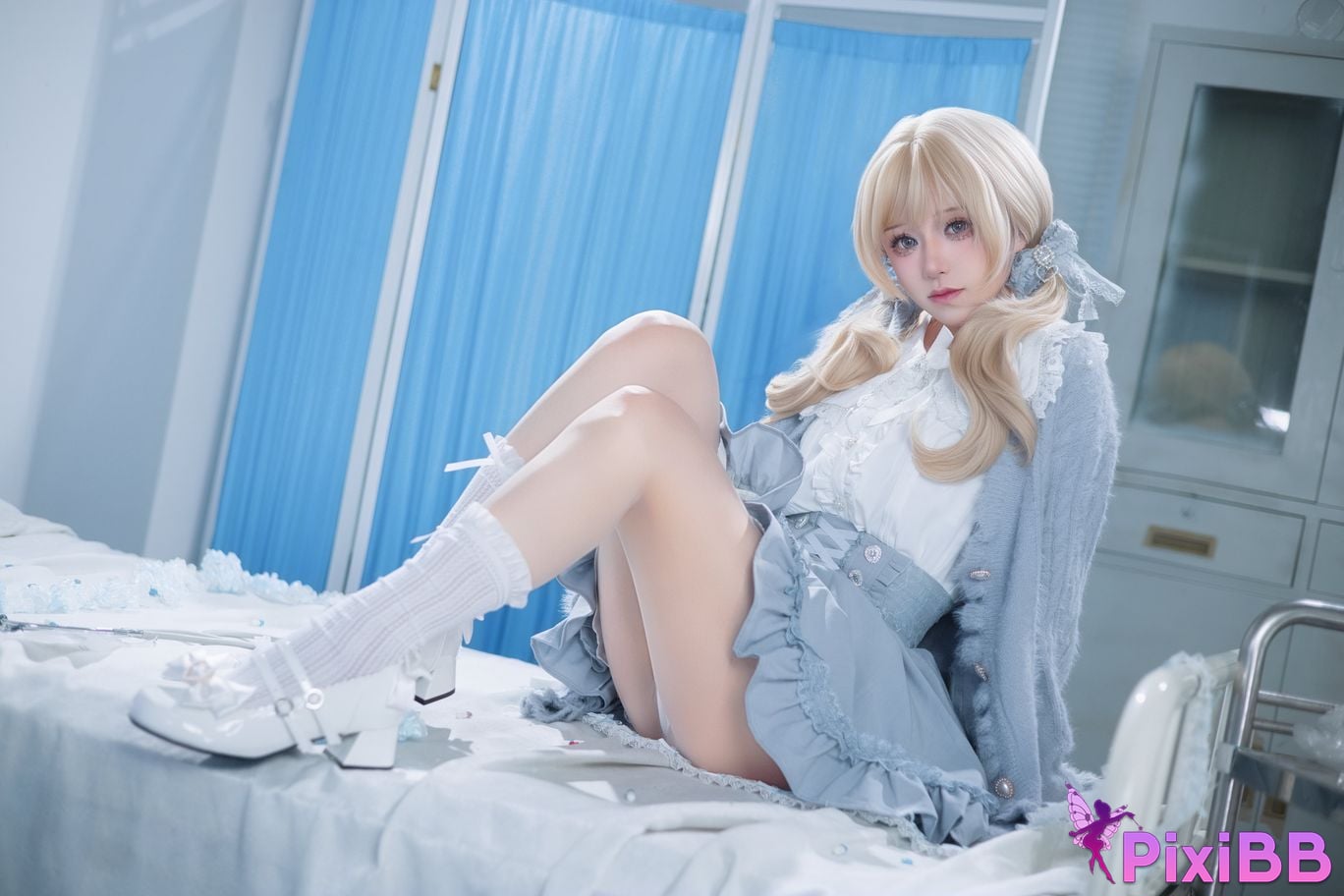 Cosplayer Double wood fusu aqua mines PixiBB.COM 014