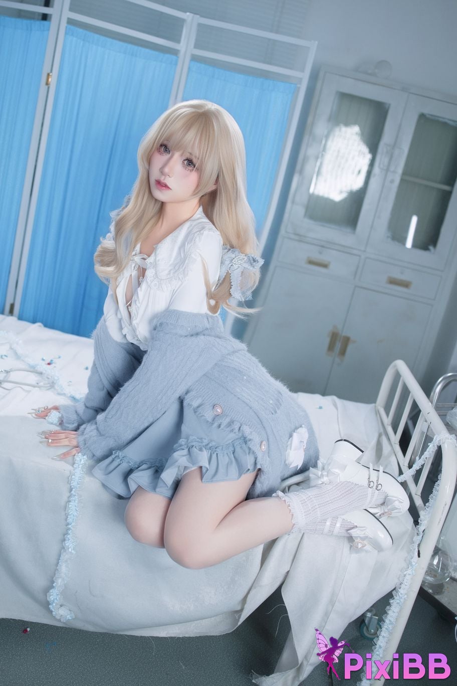 Cosplayer Double wood fusu aqua mines PixiBB.COM 031