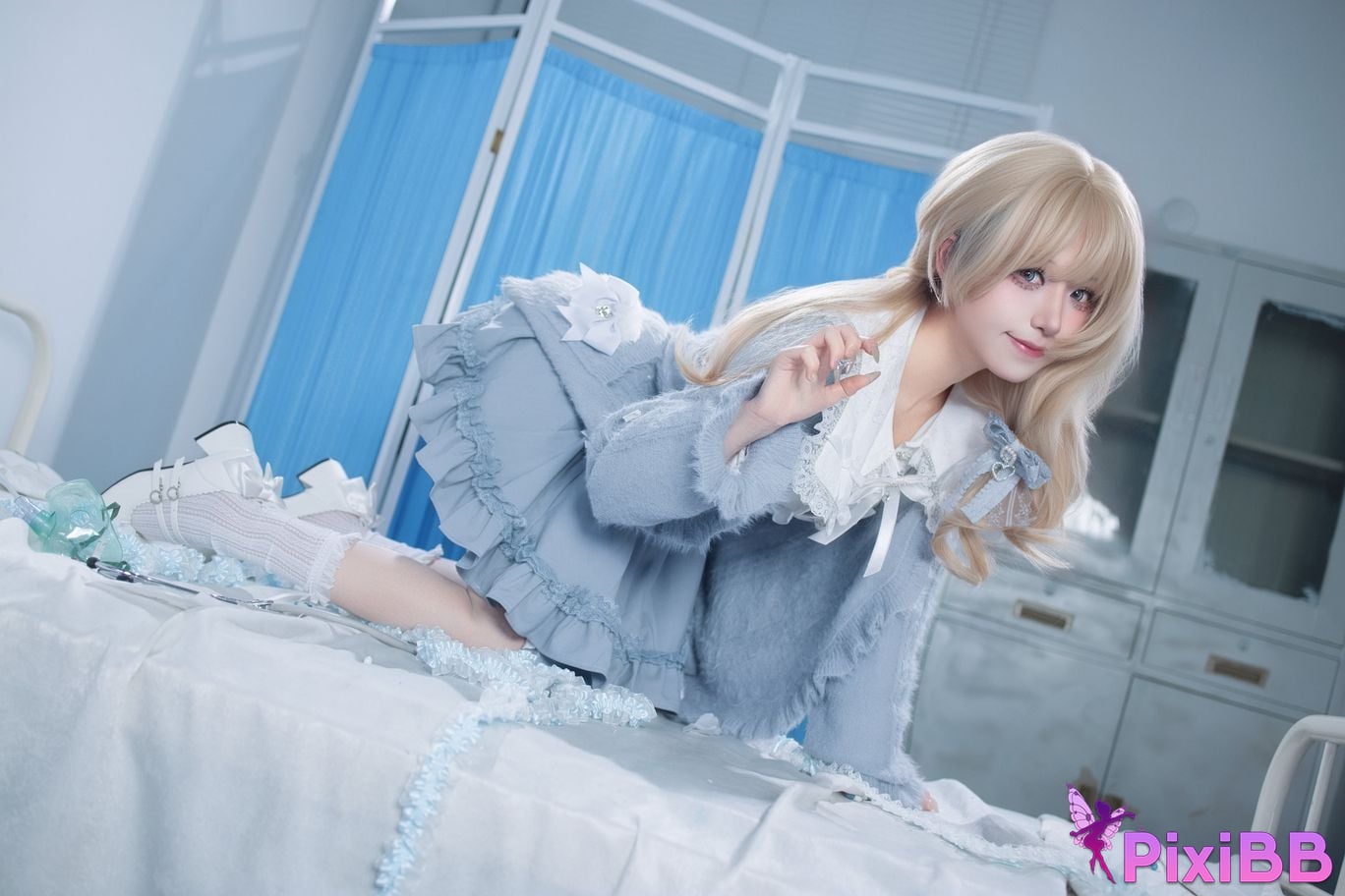 Cosplayer Double wood fusu aqua mines PixiBB.COM 032