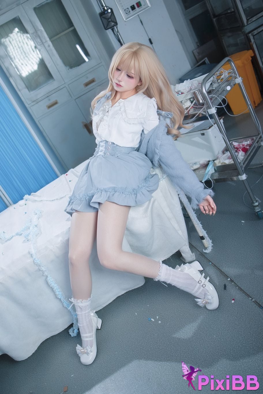 Cosplayer Double wood fusu aqua mines PixiBB.COM 036