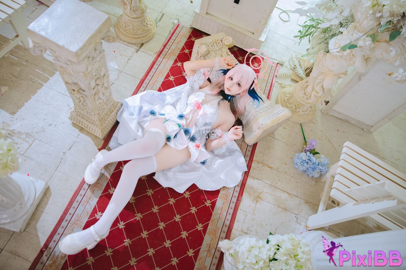 Cosplayer Hinajiao Azure Files Shimoe Koharu Bride PixiBB.COM 017