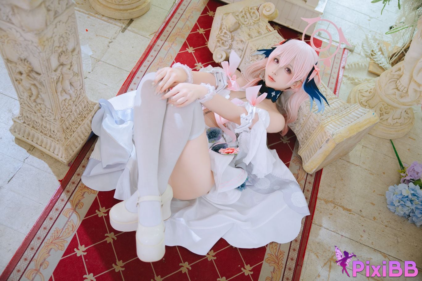 Cosplayer Hinajiao Azure Files Shimoe Koharu Bride PixiBB.COM 019