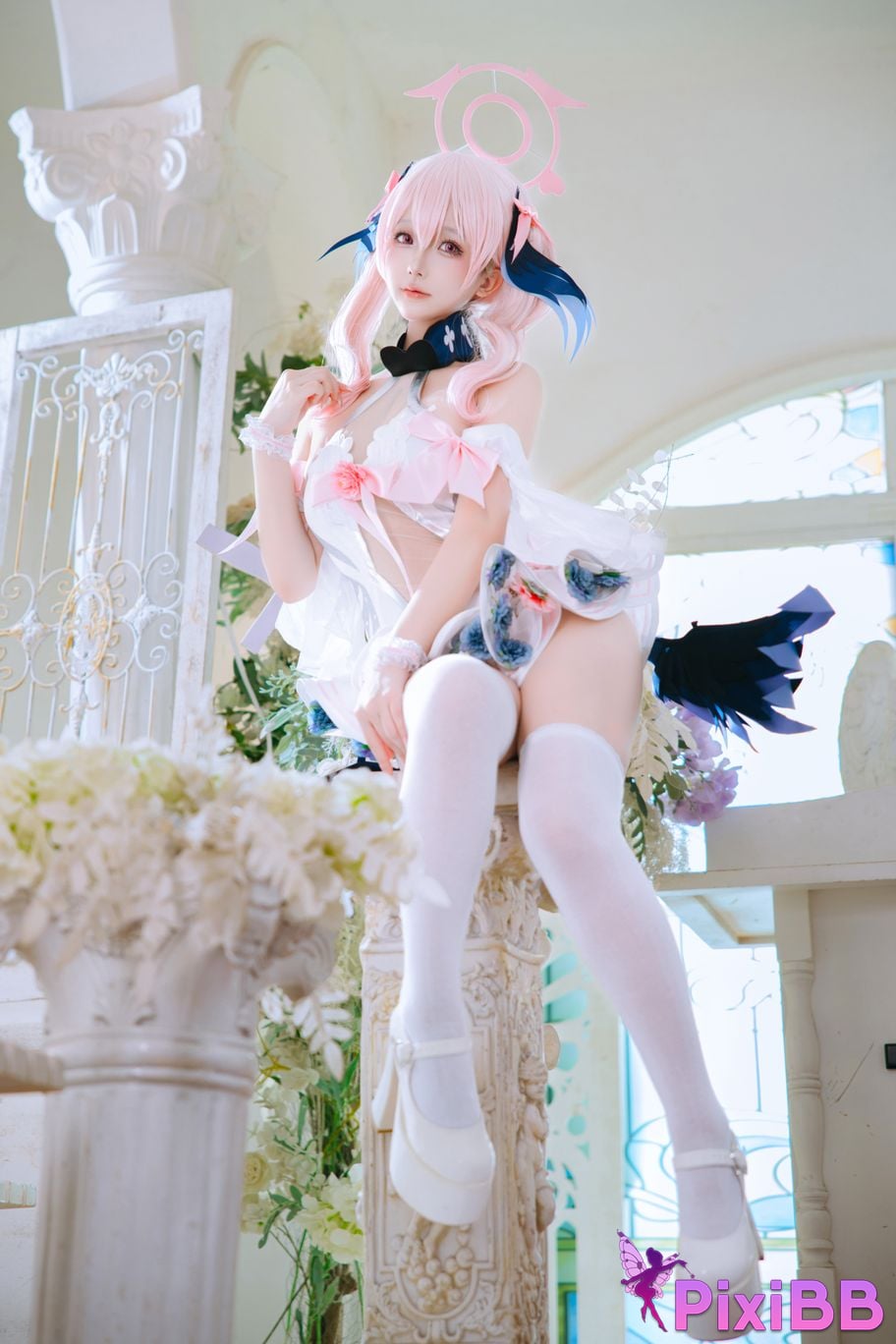 Cosplayer Hinajiao Azure Files Shimoe Koharu Bride PixiBB.COM 026