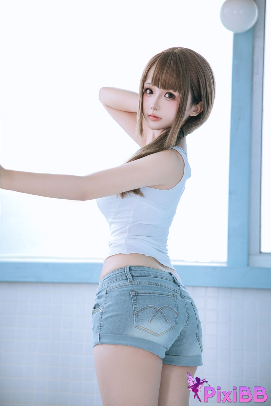 Cosplayer Hinajiao Male bathroom cleaner PixiBB.COM 121