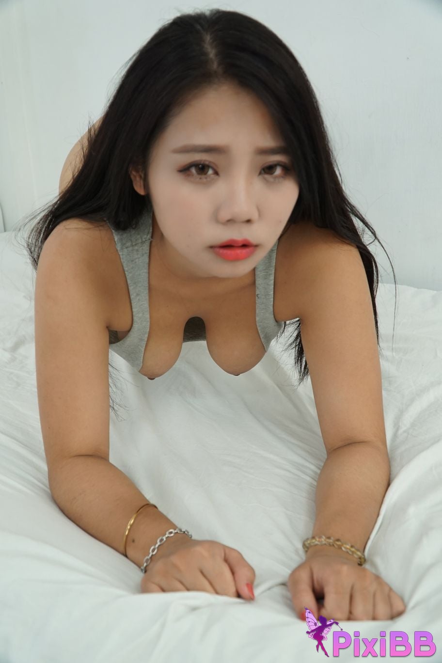 Private Photoshoot Xixi Plump royal sister Full scale private photography at home PixiBB.COM 125