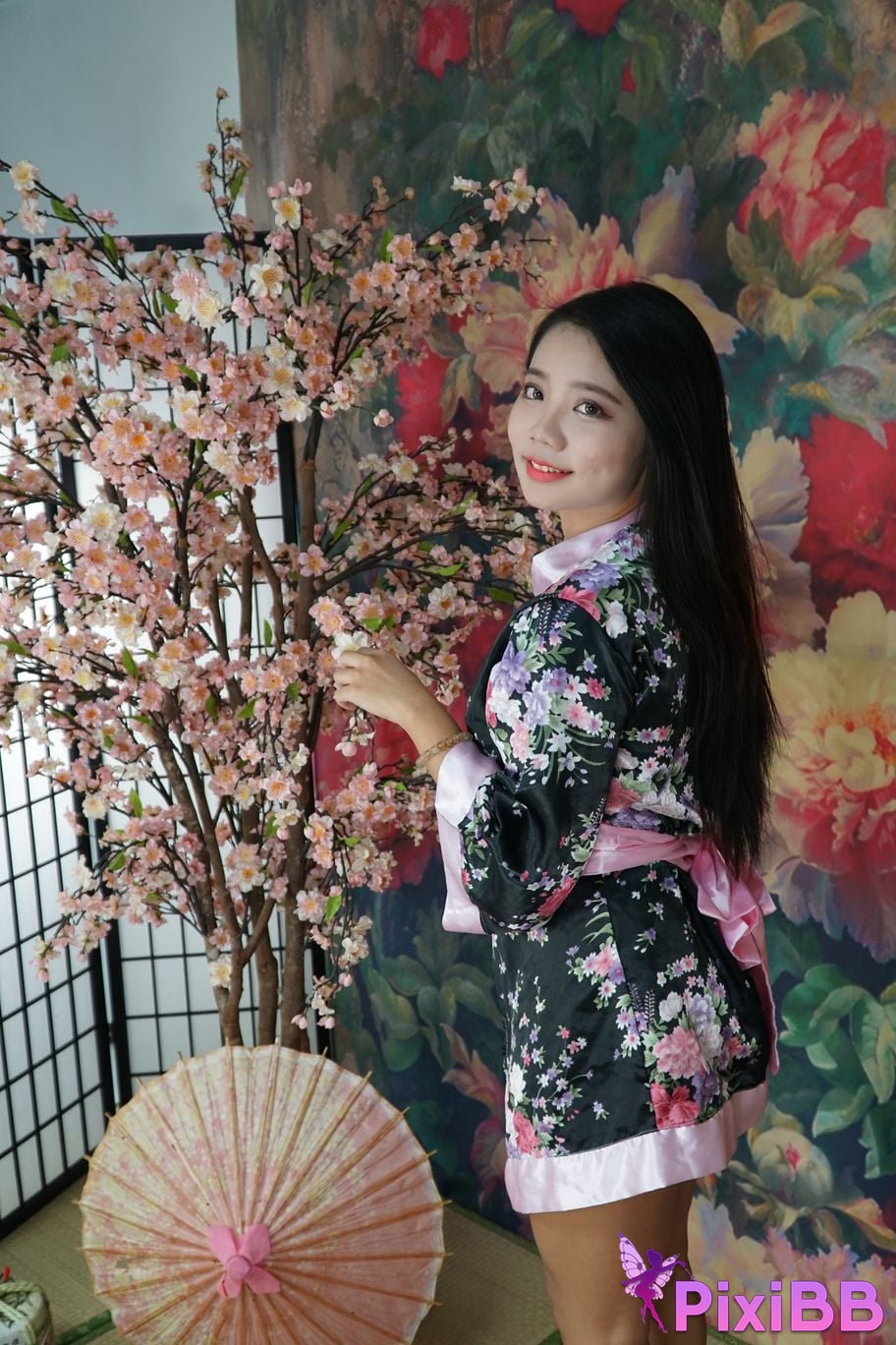 Private Photoshoot Xixi Plump royal sister Japanese style full scale private shooting PixiBB.COM 002