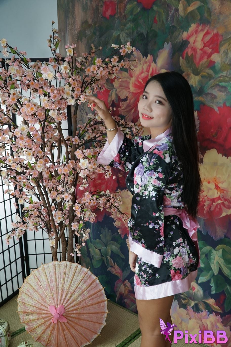 Private Photoshoot Xixi Plump royal sister Japanese style full scale private shooting PixiBB.COM 003