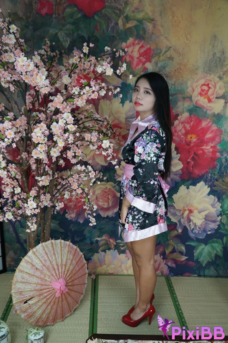 Private Photoshoot Xixi Plump royal sister Japanese style full scale private shooting PixiBB.COM 005